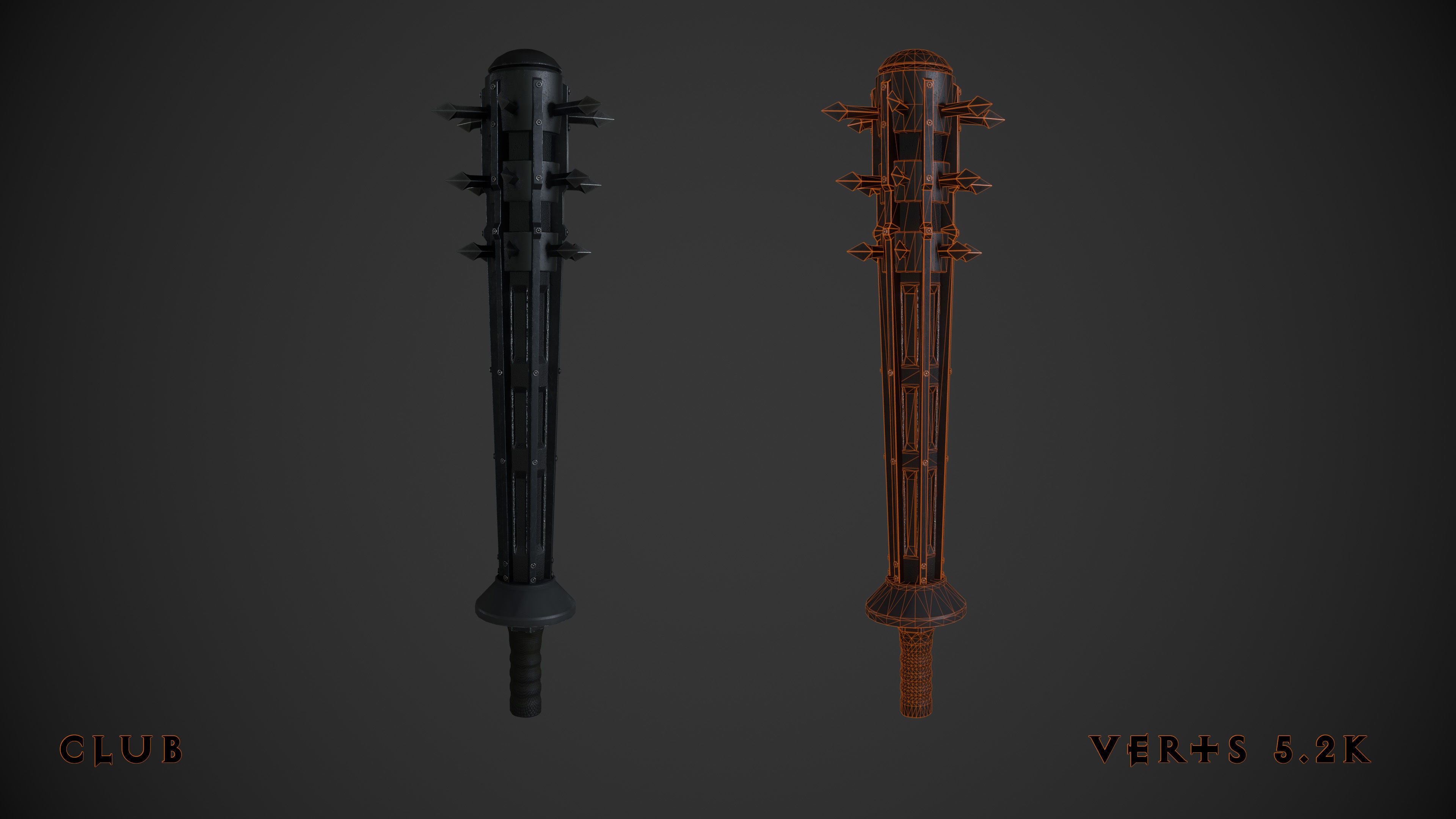 Weapons of Evil Basic Vol1 Lowpoly Low-poly 3D model_6