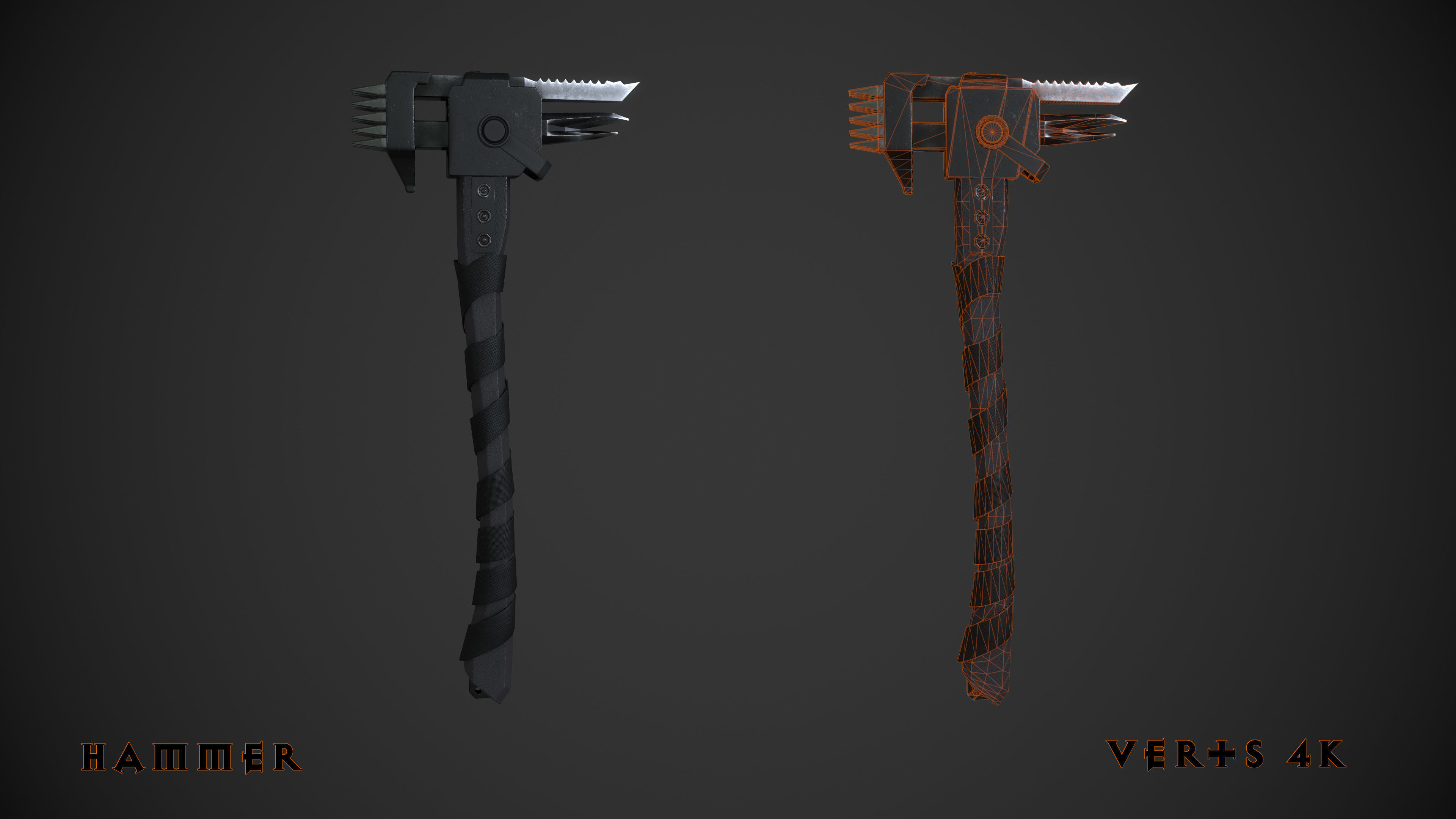 Weapons of Evil Basic Vol1 Lowpoly Low-poly 3D model_7