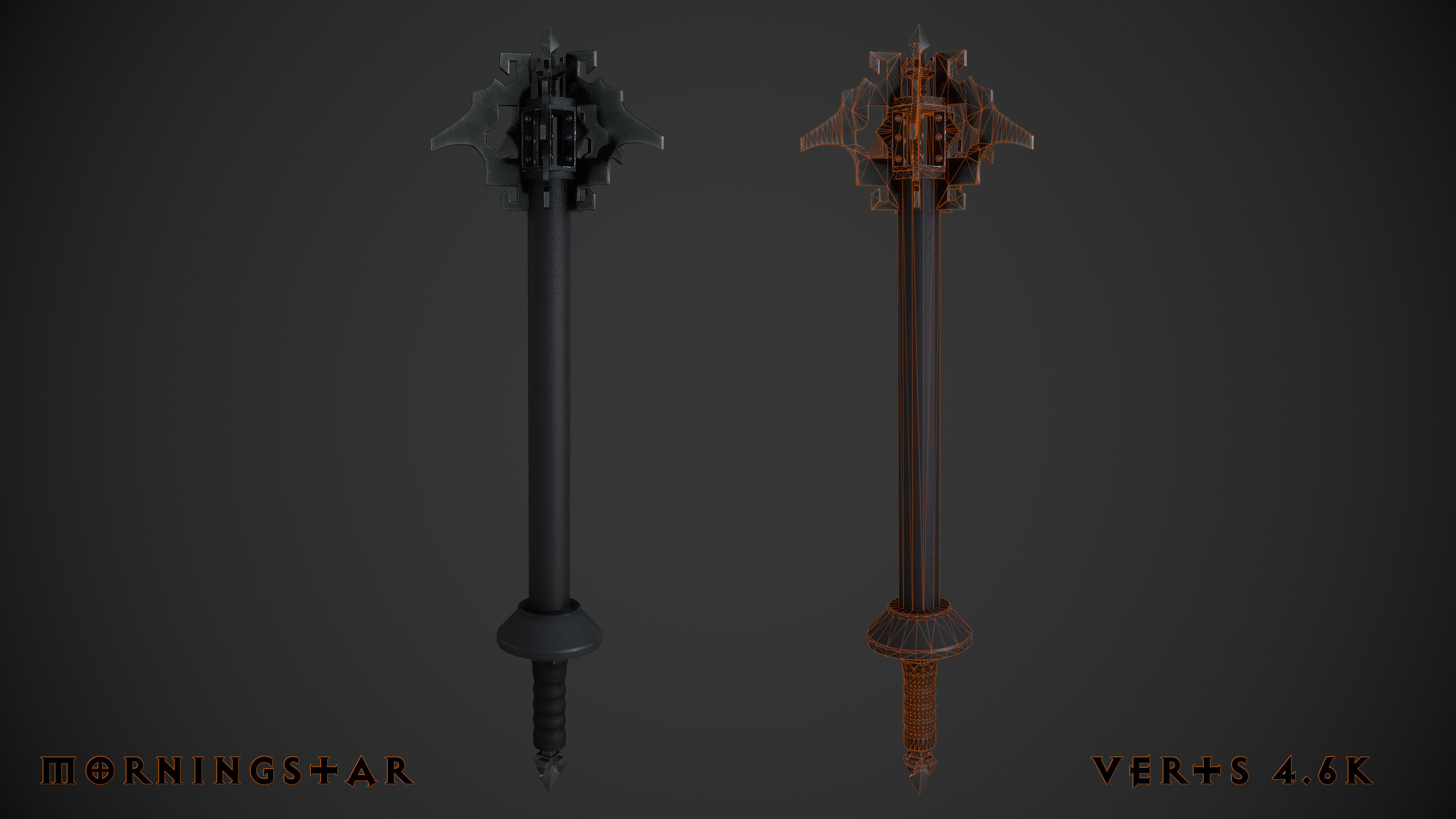 Weapons of Evil Basic Vol1 Lowpoly Low-poly 3D model_8