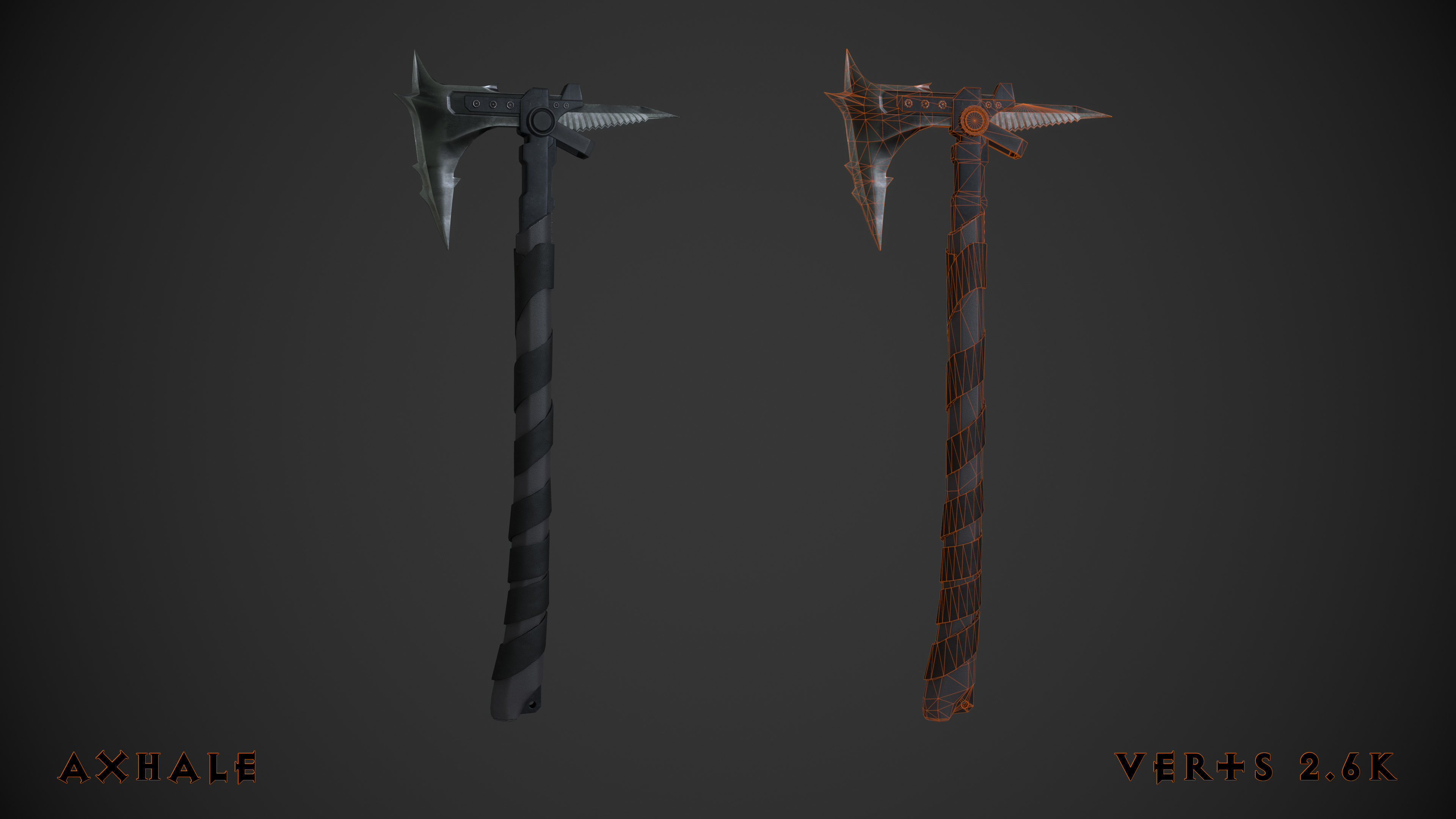 Weapons of Evil Basic Vol1 Lowpoly Low-poly 3D model_4