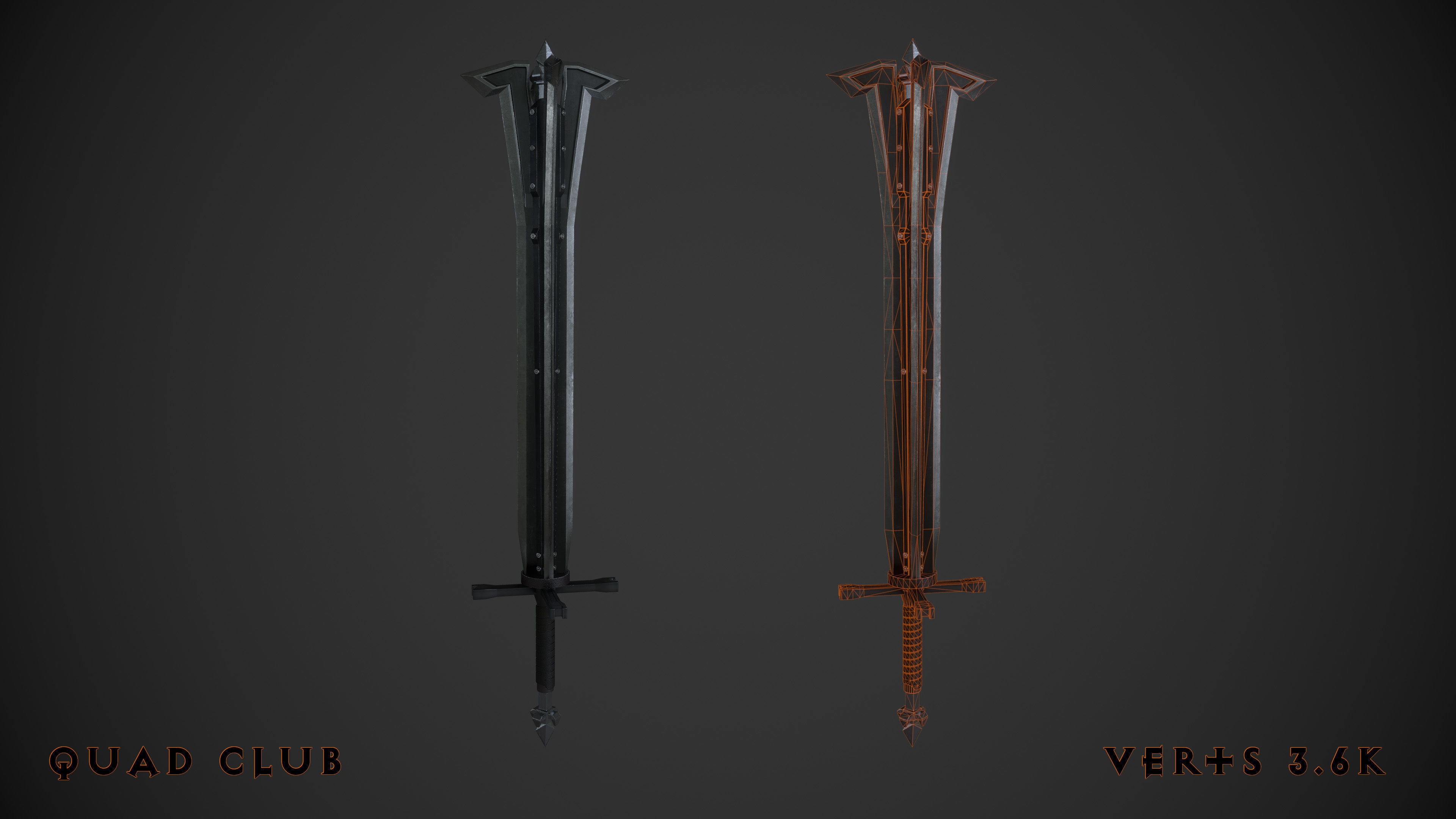 Weapons of Evil Basic Vol1 Lowpoly Low-poly 3D model_10