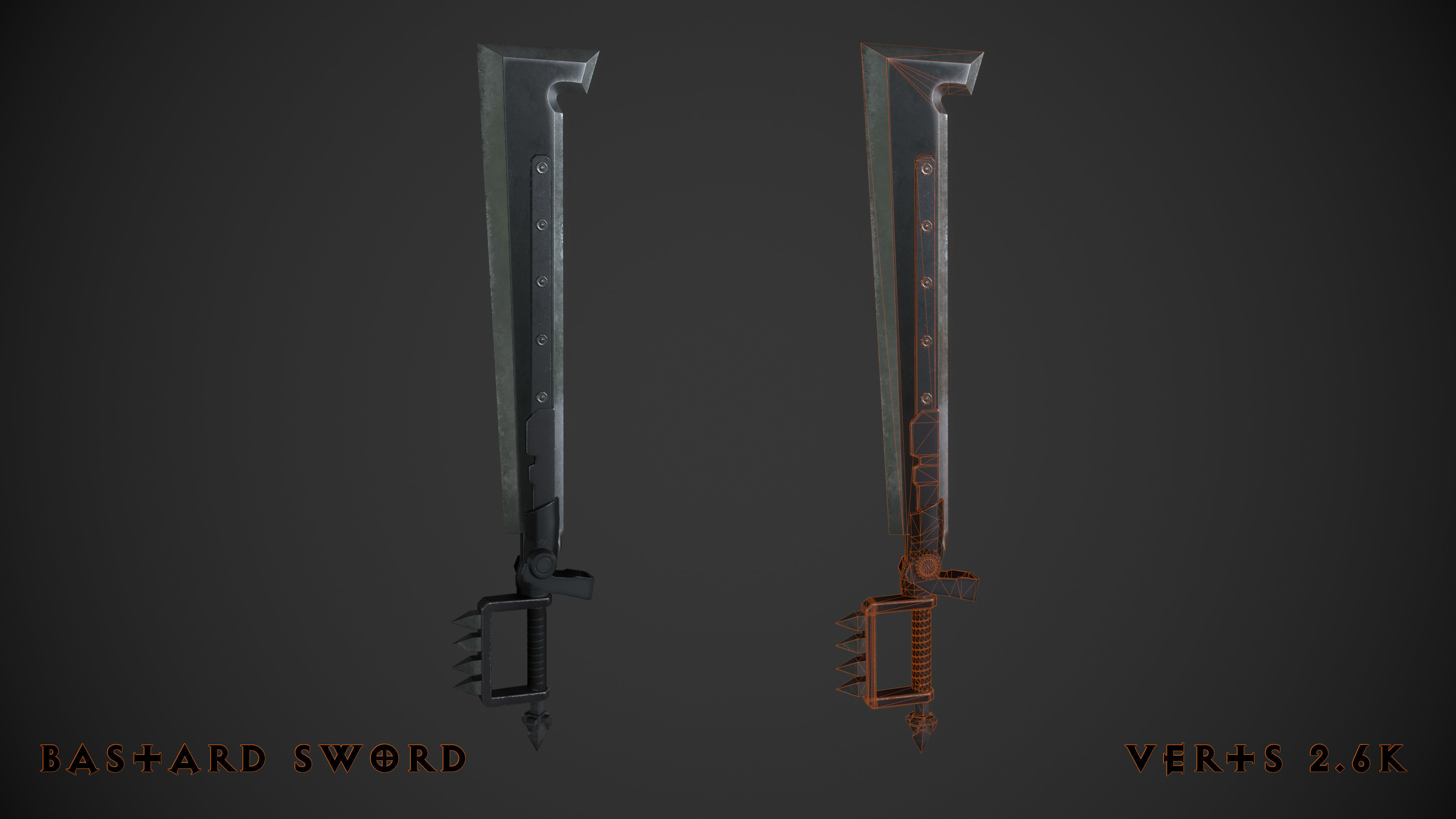 Weapons of Evil Basic Vol1 Lowpoly Low-poly 3D model_5