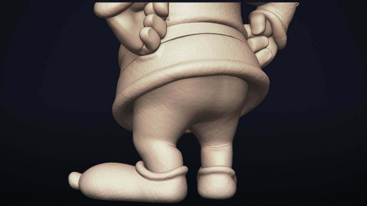 Grumpy - One of the seven Dwarfs - printable 3D print model_24