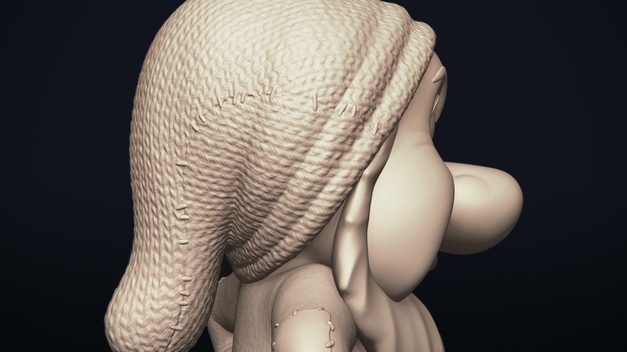 Grumpy - One of the seven Dwarfs - printable 3D print model_20