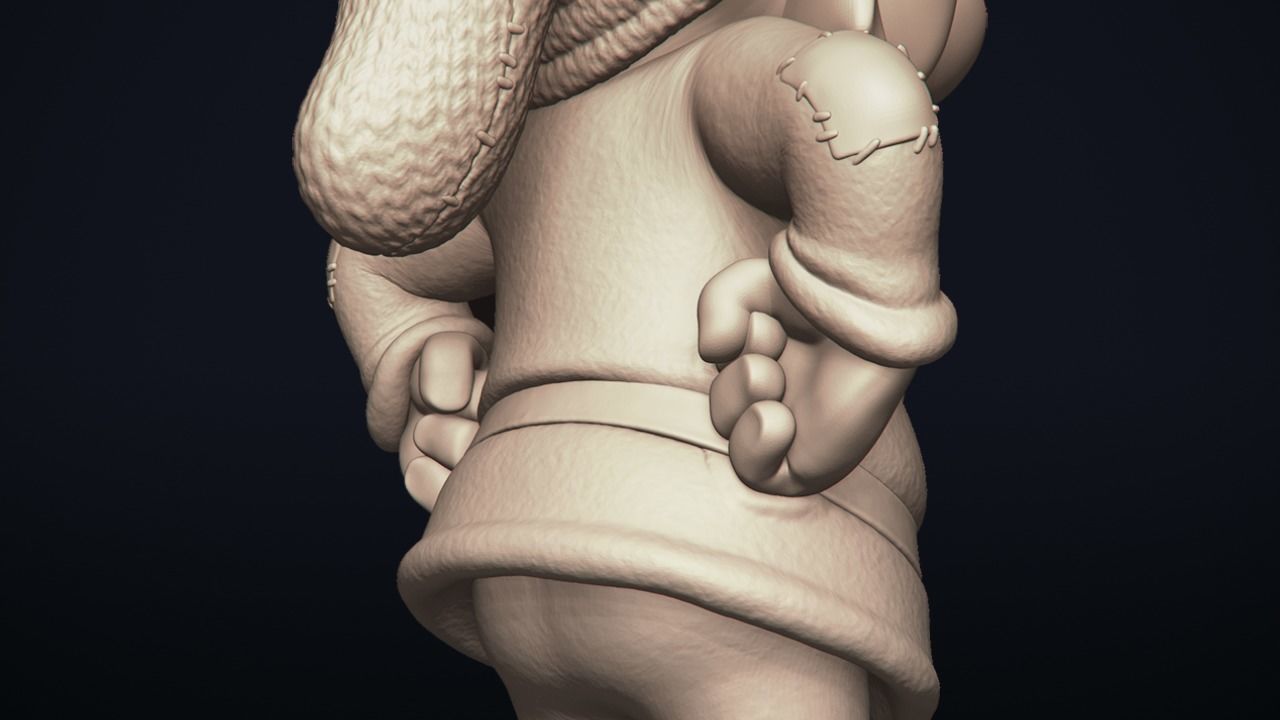 Grumpy - One of the seven Dwarfs - printable 3D print model_21