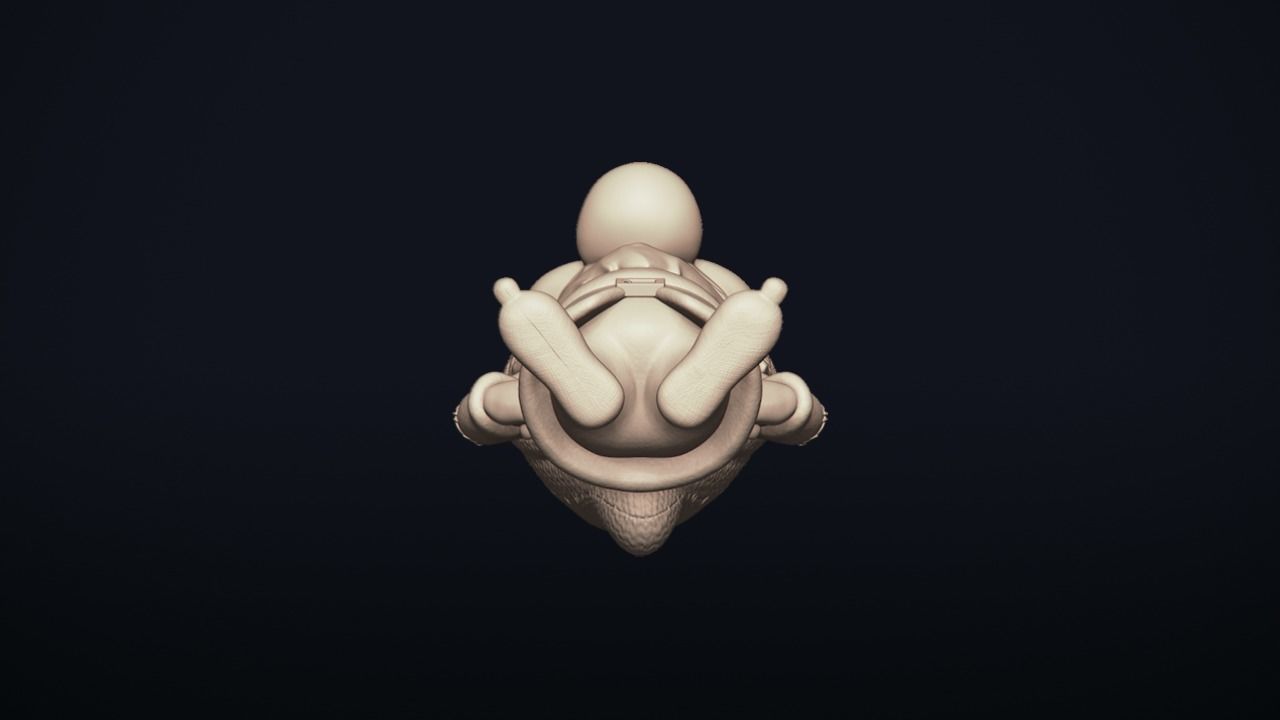 Grumpy - One of the seven Dwarfs - printable 3D print model_6