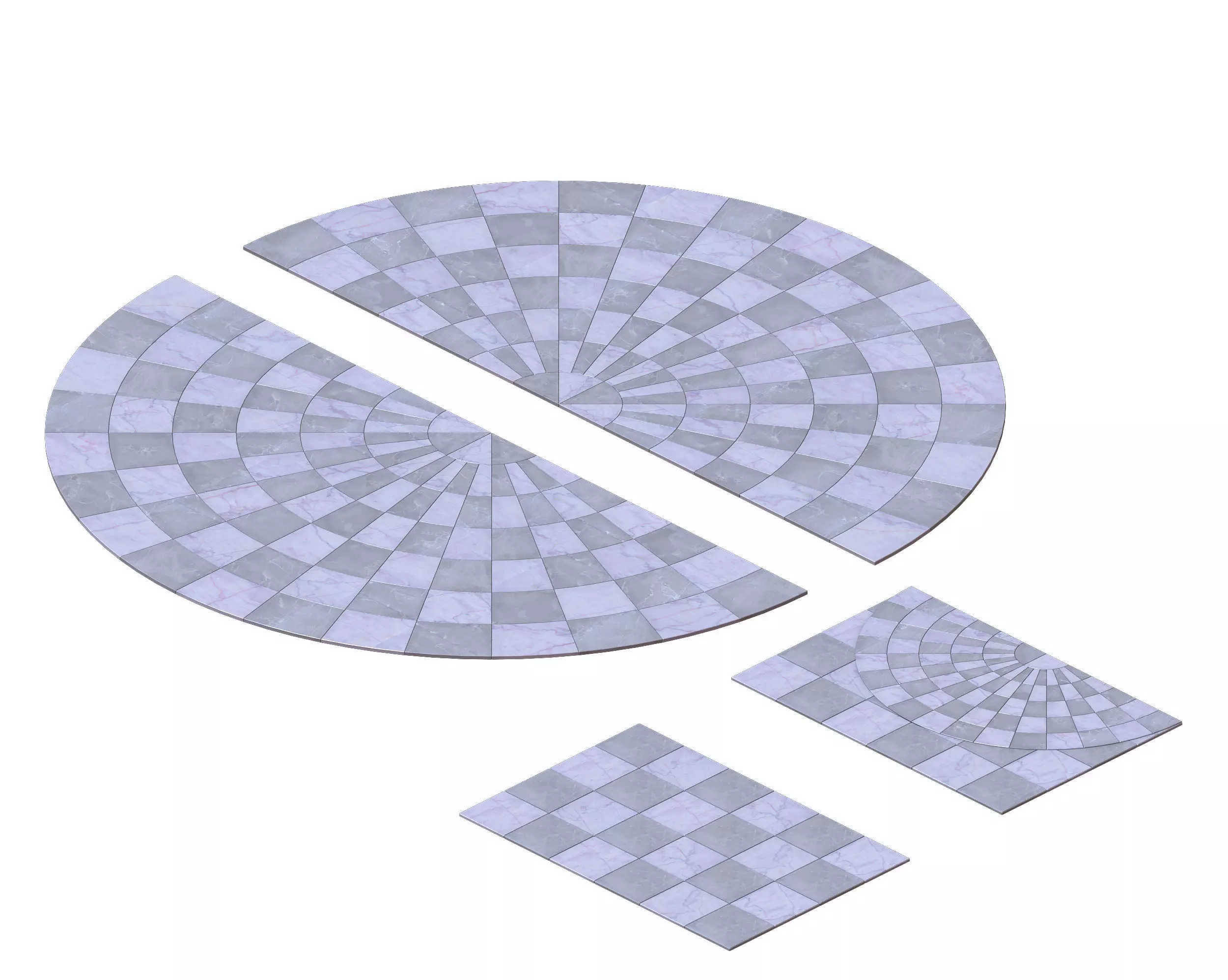 Tang Vampire Warriors Area - Ground 01 3D model_0