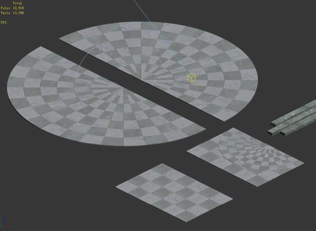 Tang Vampire Warriors Area - Ground 01 3D model_3