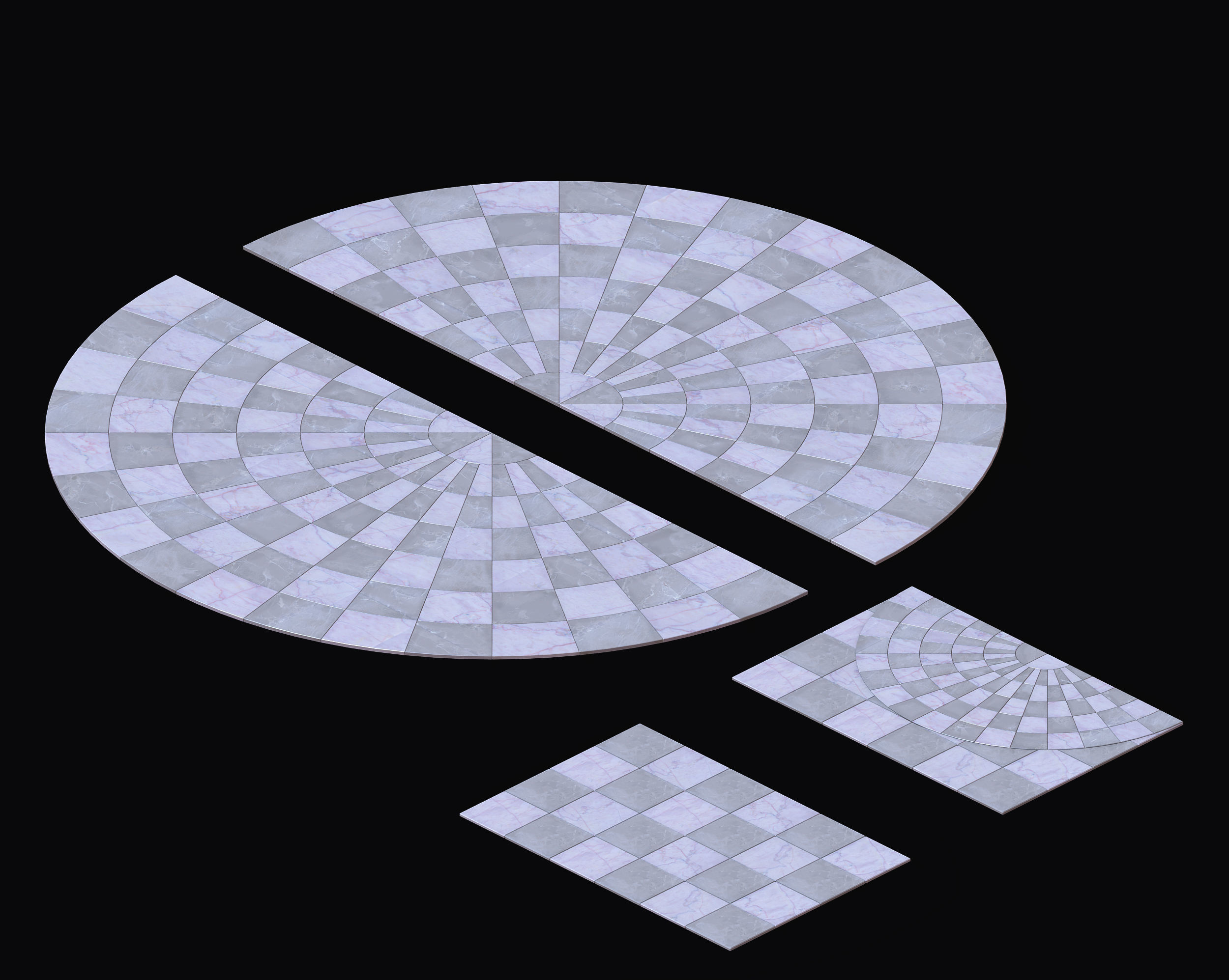 Tang Vampire Warriors Area - Ground 01 3D model_1