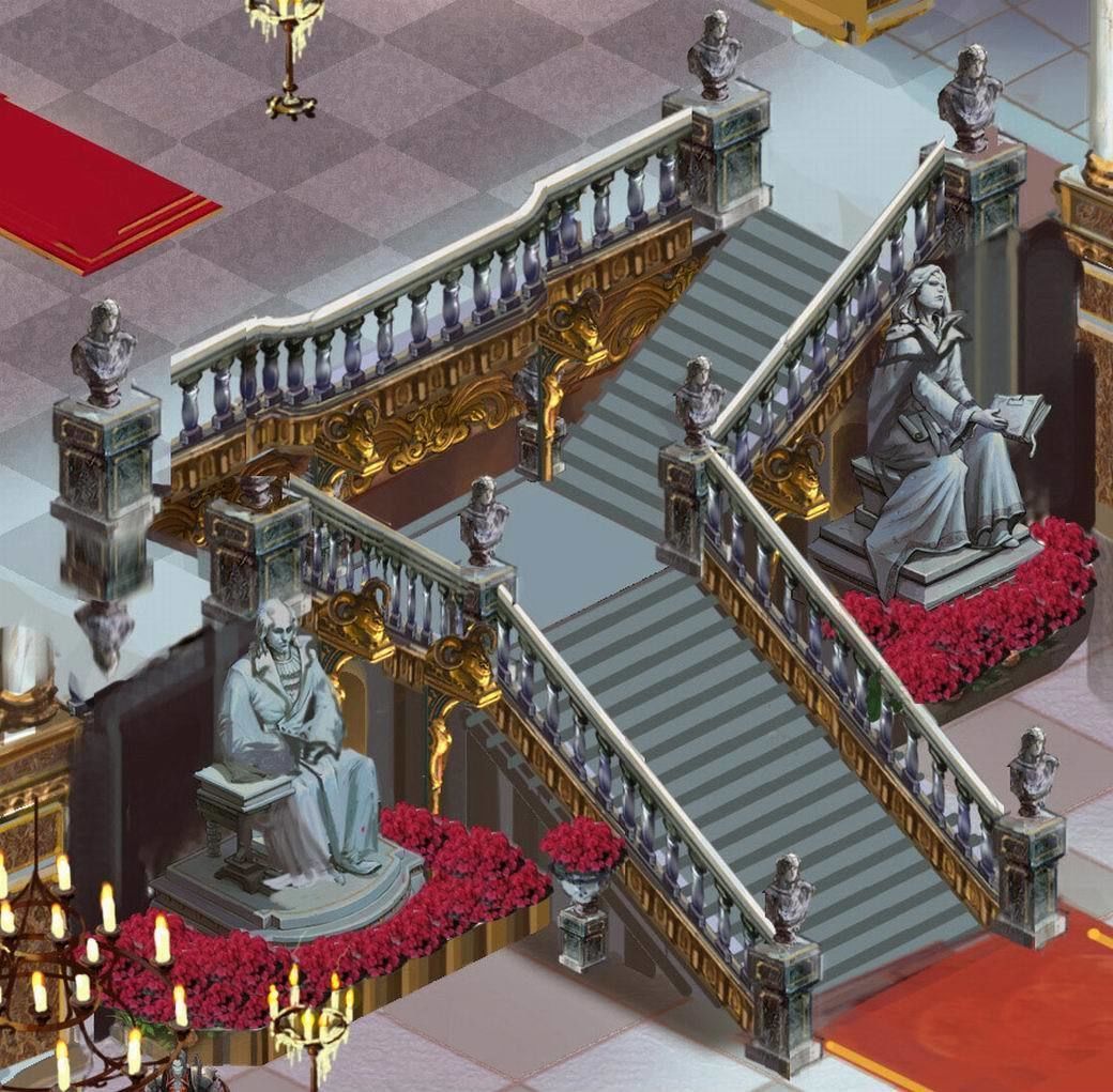 Tang Vampire warriors area - stairs 01 3D model_3