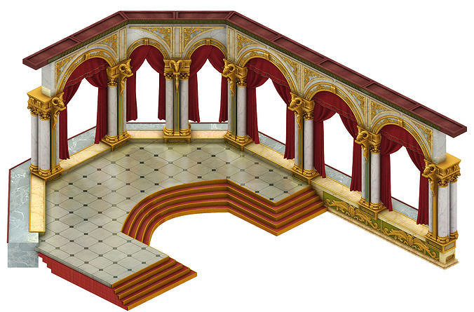 Tang Vampire Warriors - Presbyterian Chamber 01 3D model