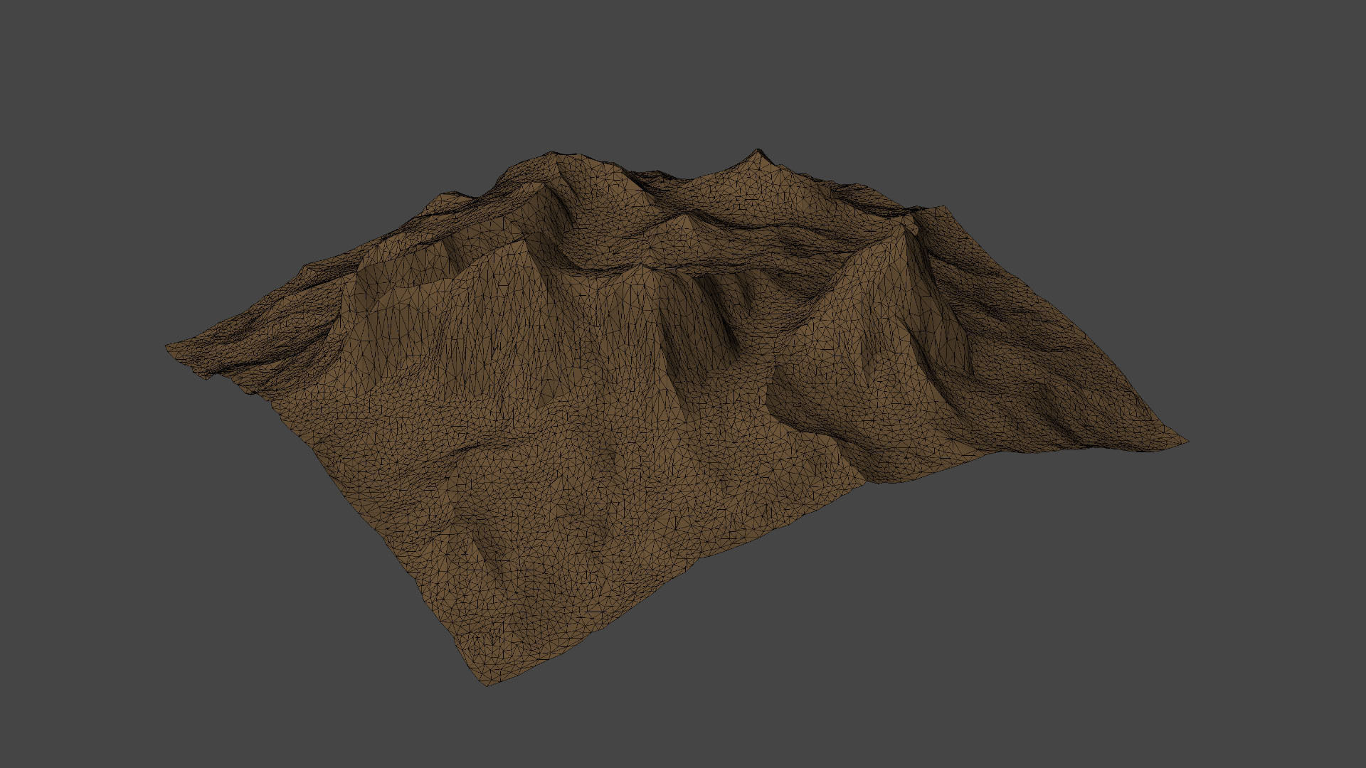 Mountain Low Poly PBR Low-poly 3D model_11