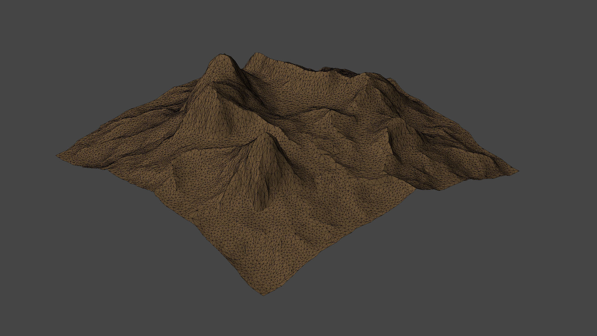 Mountain Low Poly PBR Low-poly 3D model_12