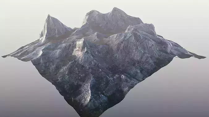 Mountain Low Poly PBR