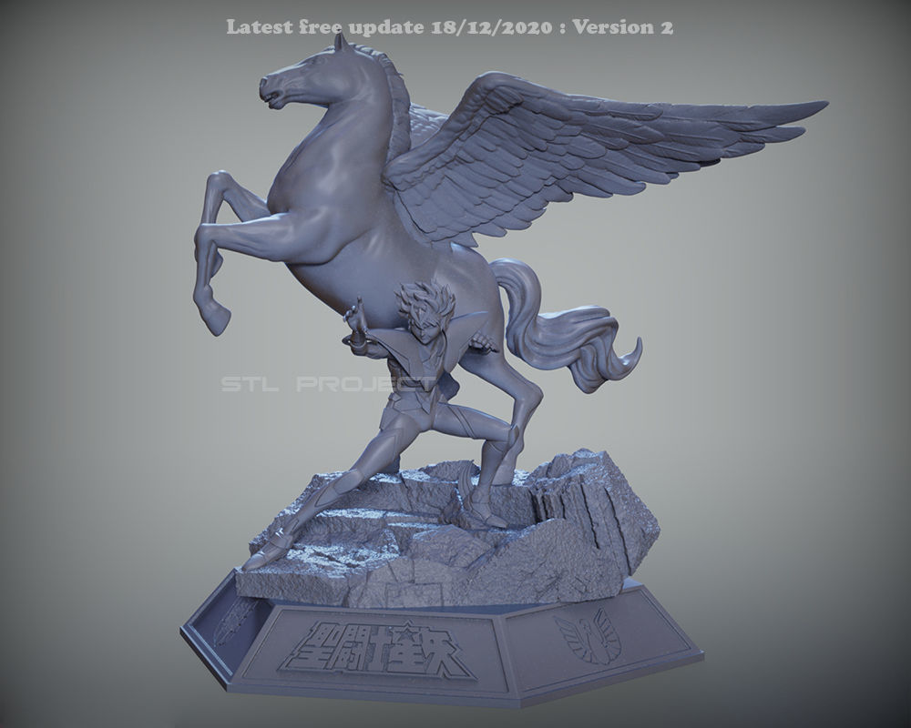 Pegasus Seiya 3D print model_4