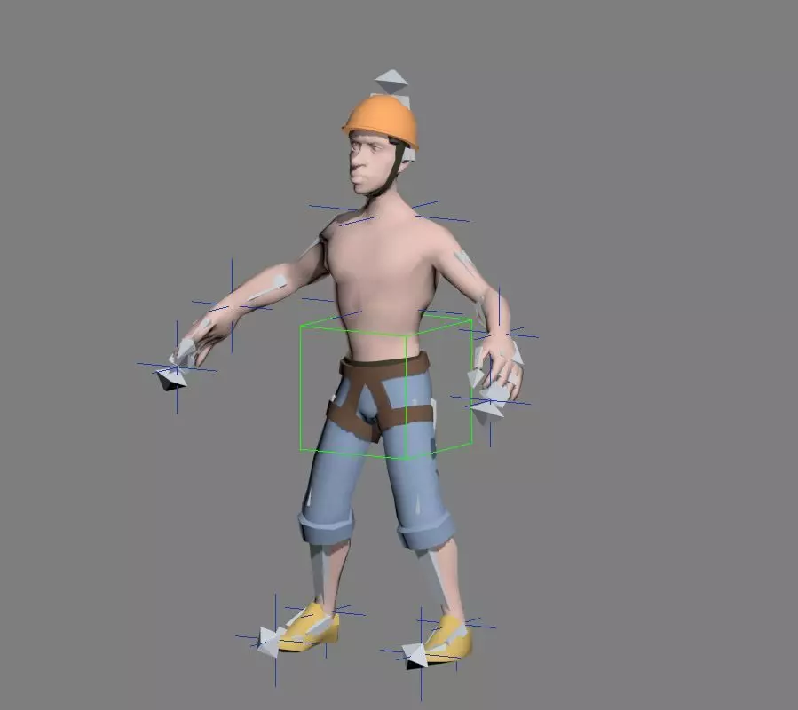 character man 1 Free low-poly 3D model