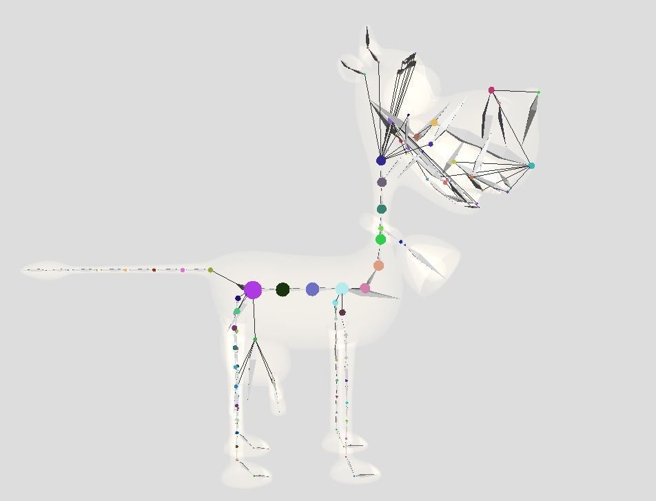 Funny cow Animated and rigged Low-poly 3D model_1