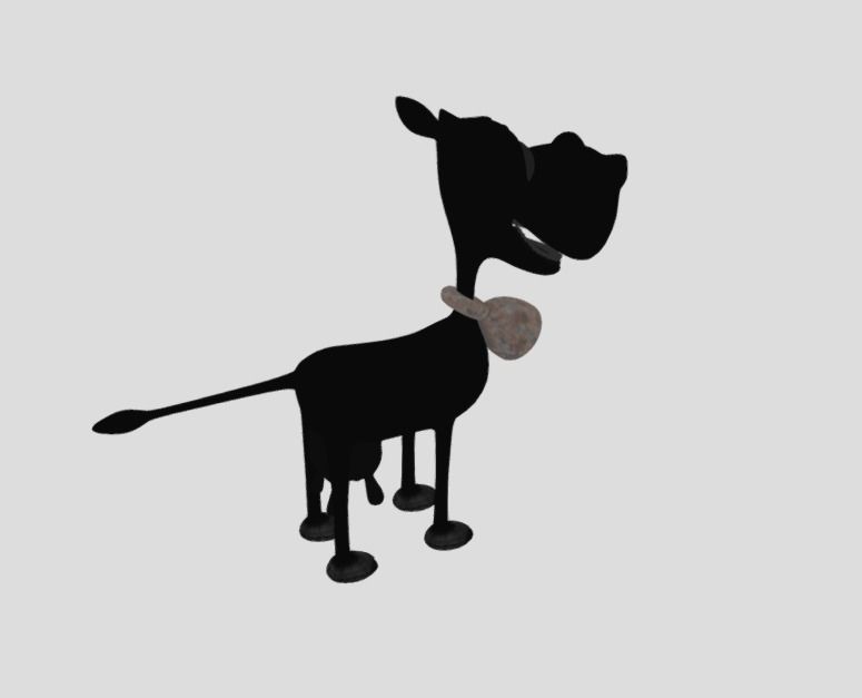 Funny cow Animated and rigged Low-poly 3D model_7