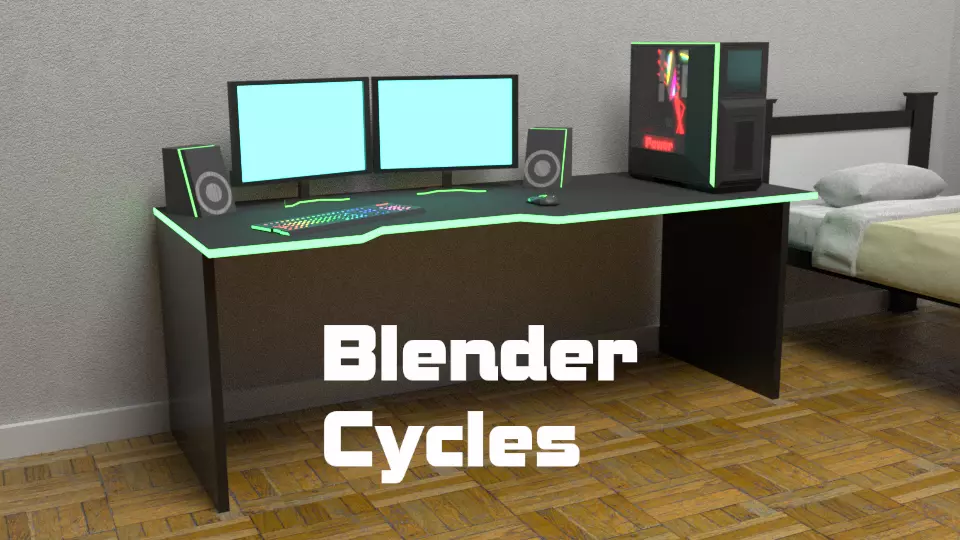 3D model Gaming Computer PC Setup PBR Lowpoly VR / AR / low-poly | CGTrader