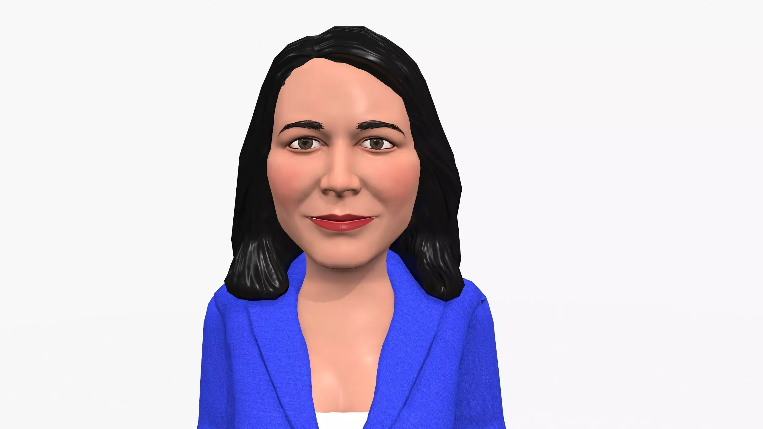 Tulesi Galabardi game ready stylized character Low-poly 3D model_0