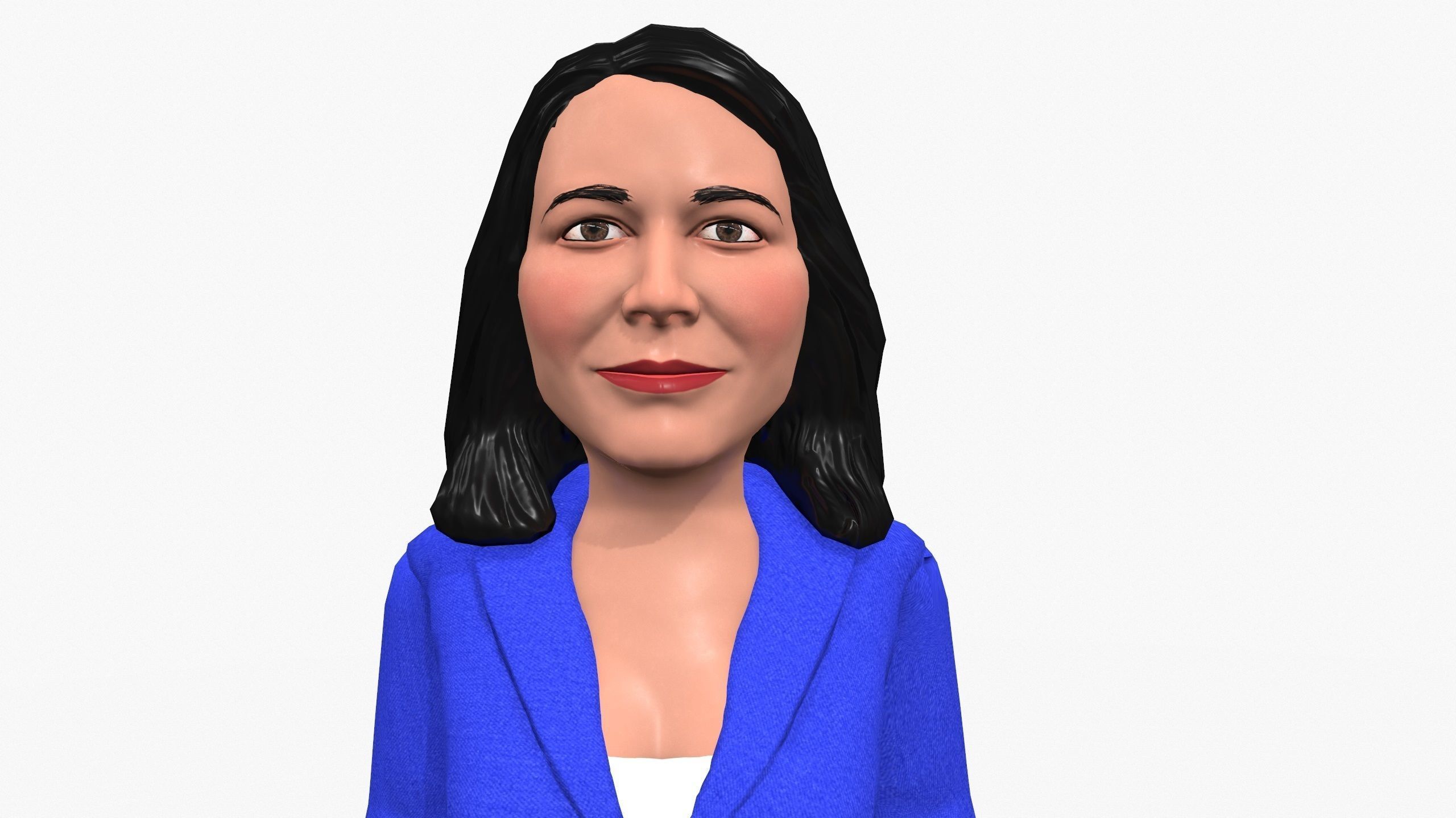 Tulesi Galabardi game ready stylized character Low-poly 3D model_15