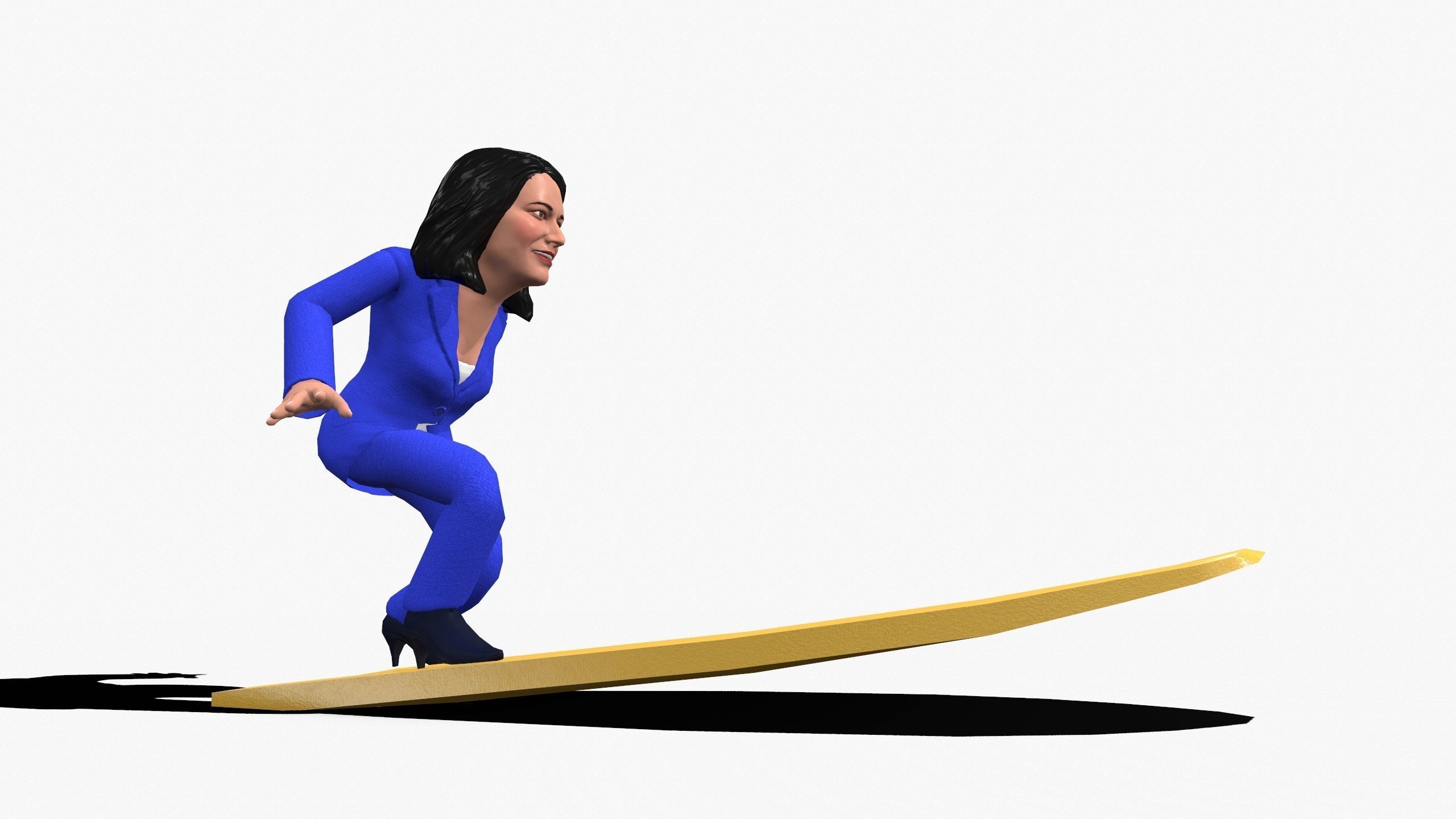 Tulesi Galabardi game ready stylized character Low-poly 3D model_12