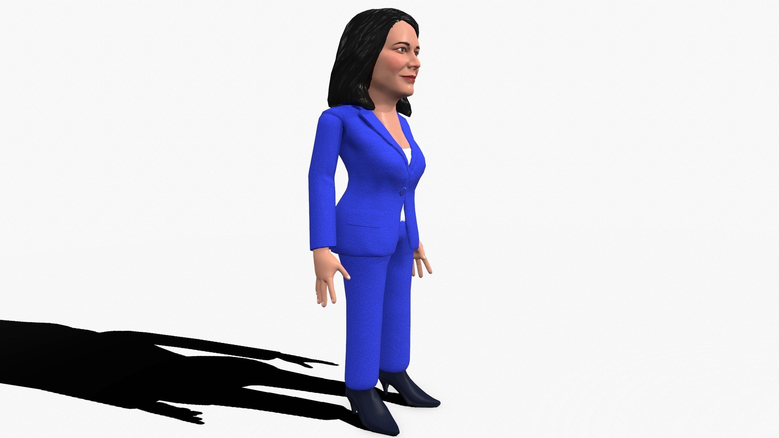 Tulesi Galabardi game ready stylized character Low-poly 3D model_14