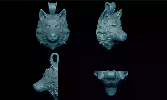 Wolf pendant