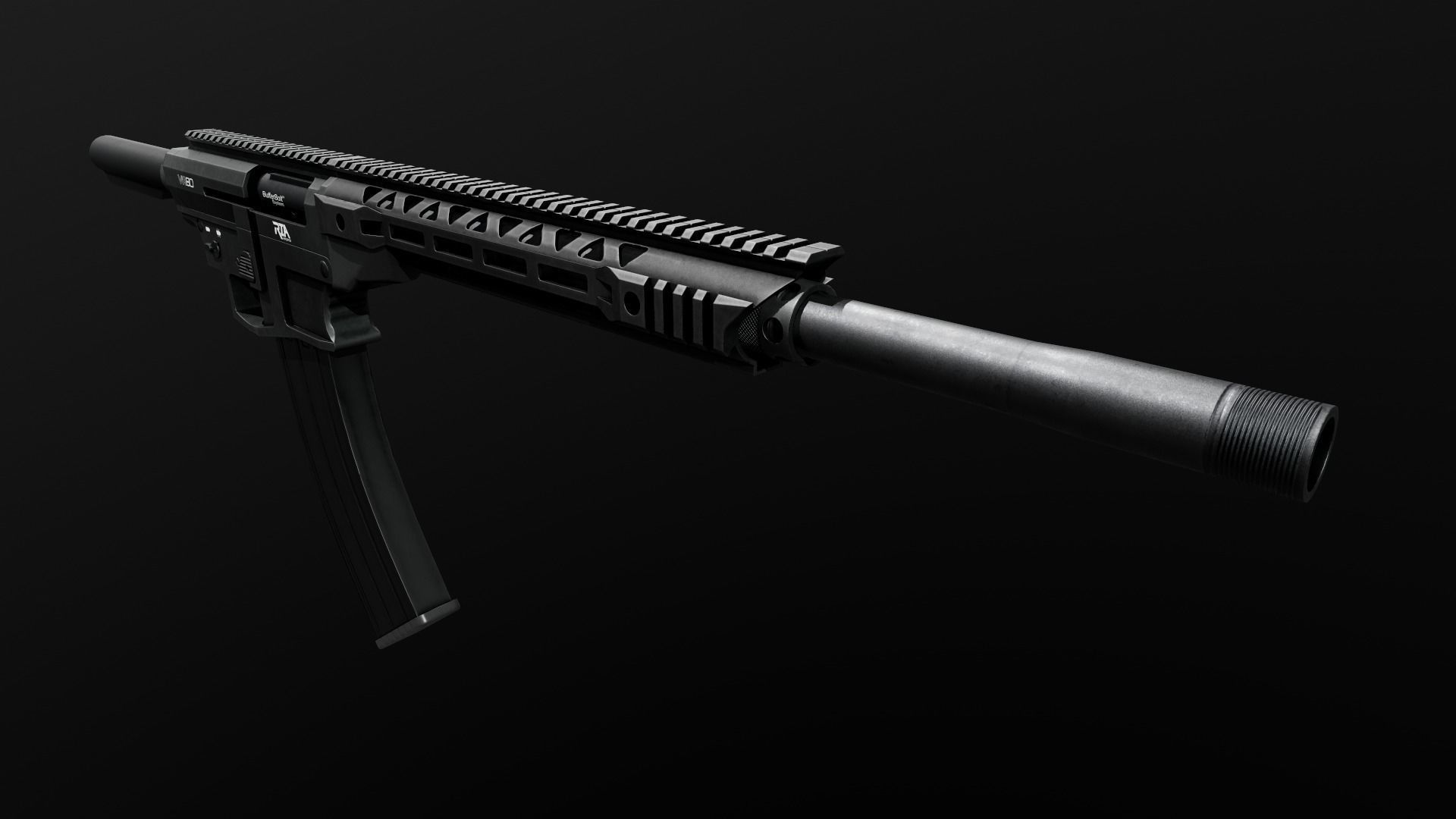 RIA VR80 Semi Auto Tactical Shotgun Low-poly 3D model_13