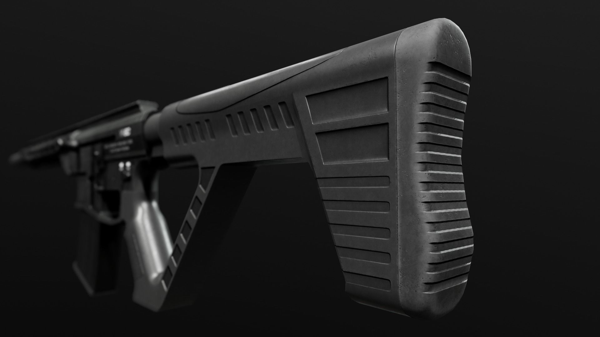 RIA VR80 Semi Auto Tactical Shotgun Low-poly 3D model_27