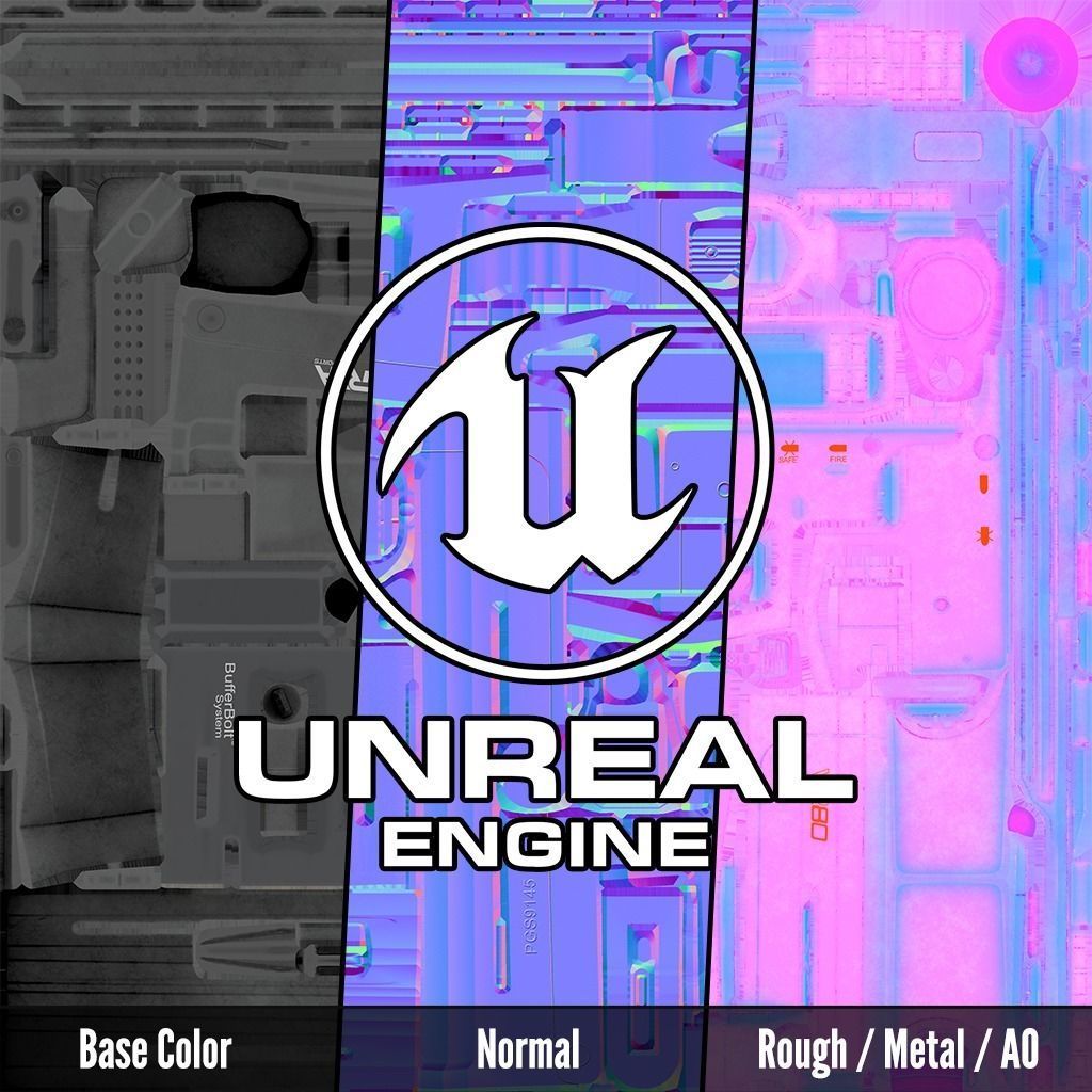 RIA VR80 Semi Auto Tactical Shotgun Low-poly 3D model_38