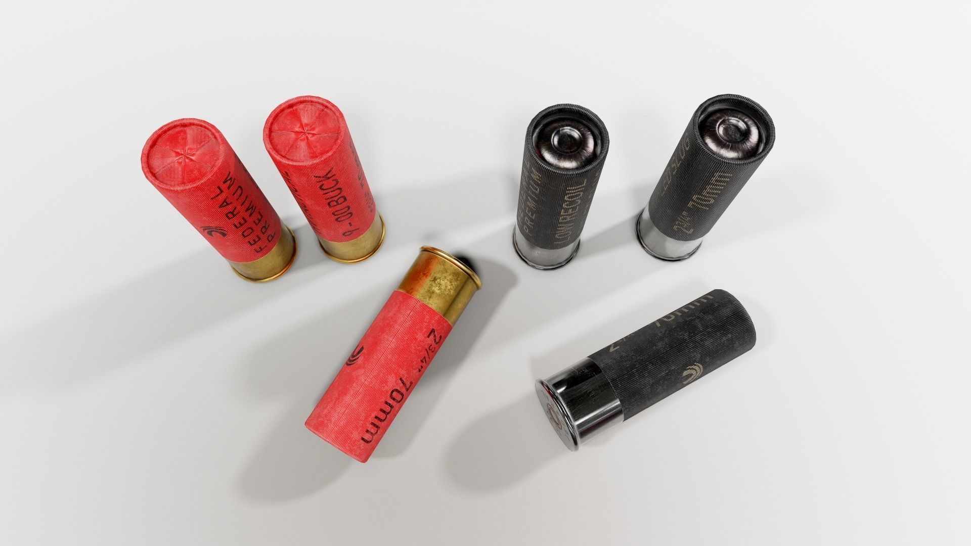 RIA VR80 Semi Auto Tactical Shotgun Low-poly 3D model_44