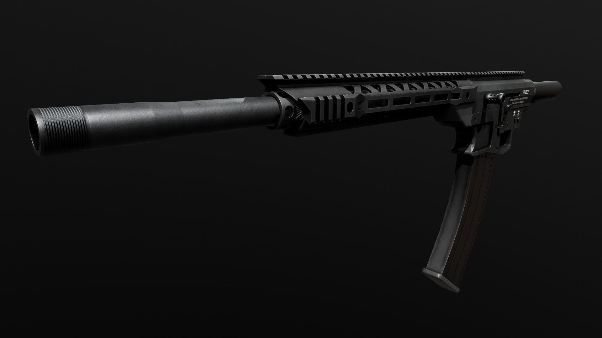 RIA VR80 Semi Auto Tactical Shotgun Low-poly 3D model_15