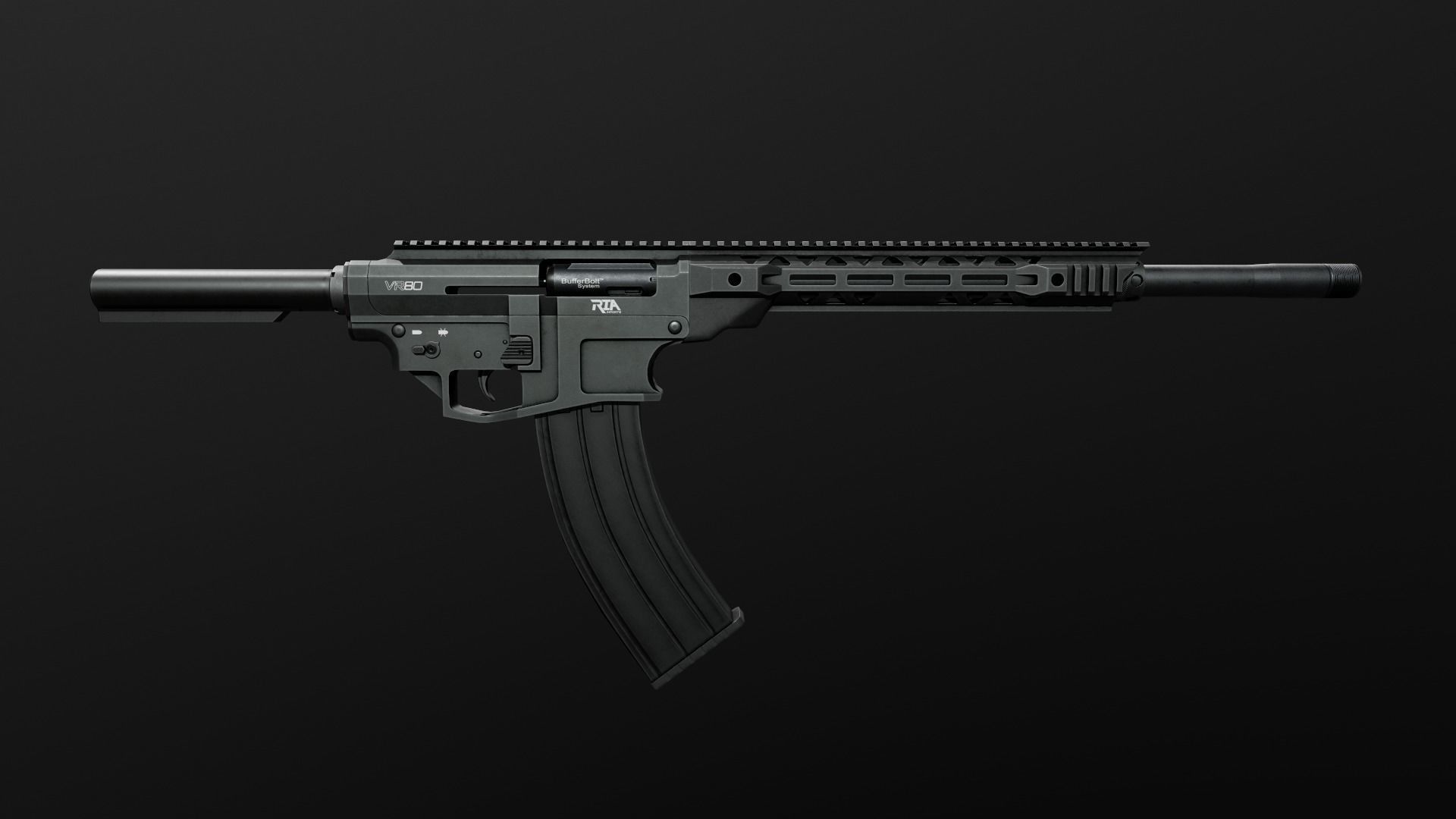 RIA VR80 Semi Auto Tactical Shotgun Low-poly 3D model_12