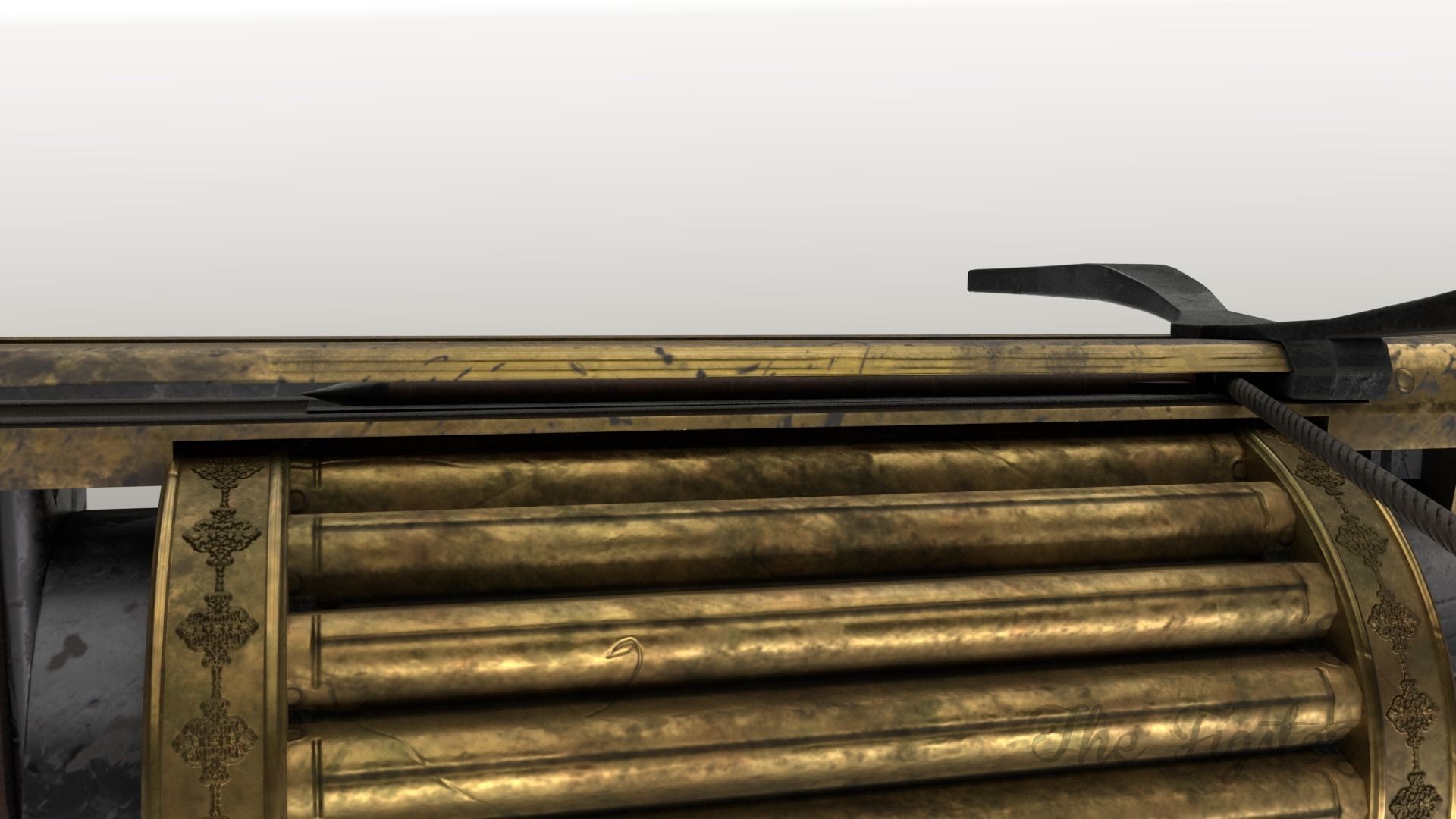 Rapid fire crossbow v04 3D model_5