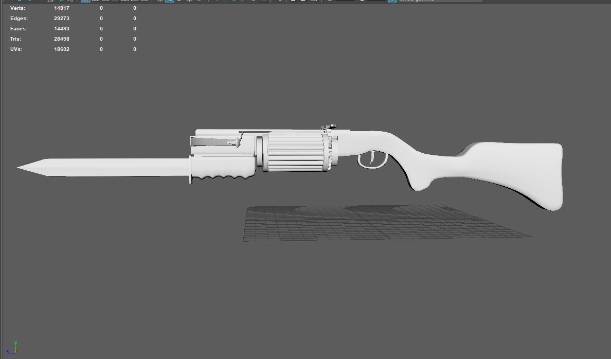 Rapid fire crossbow v04 3D model_11