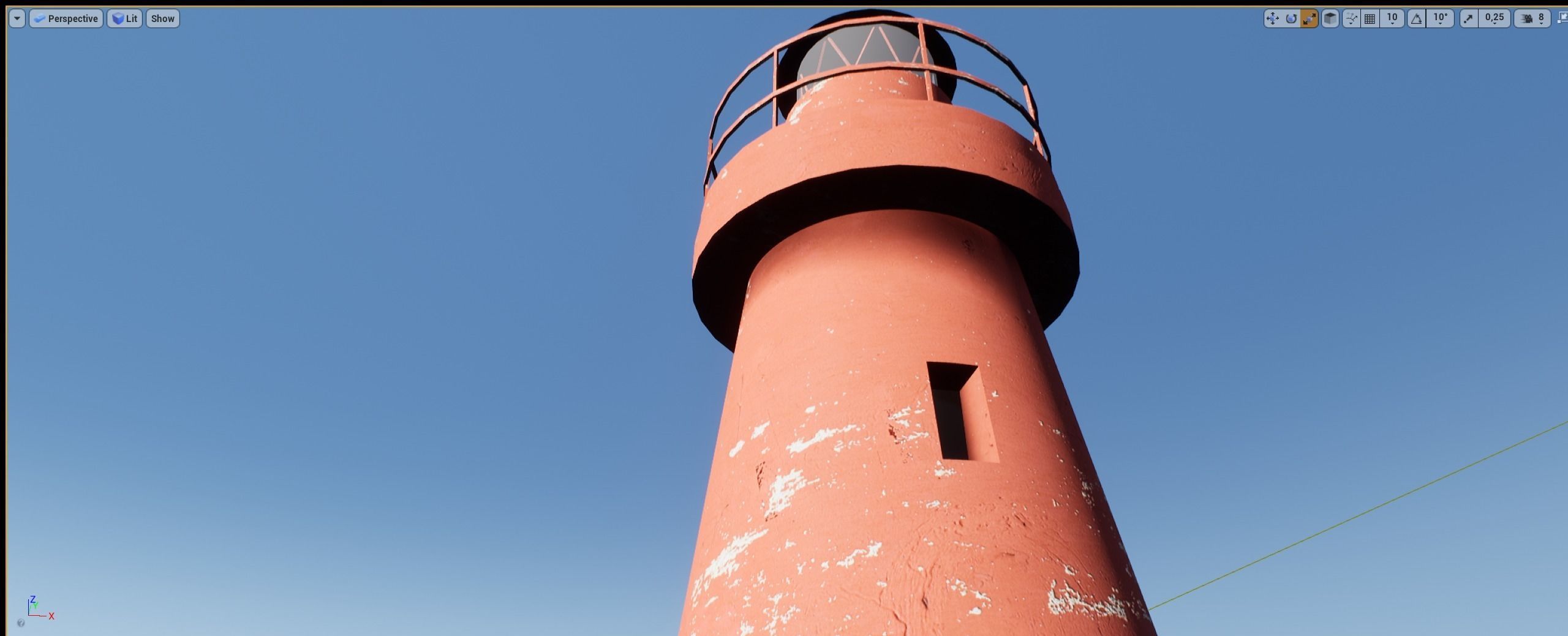 Lighthouse Model optimized Unreal Engine 4 Low-poly 3D model_6