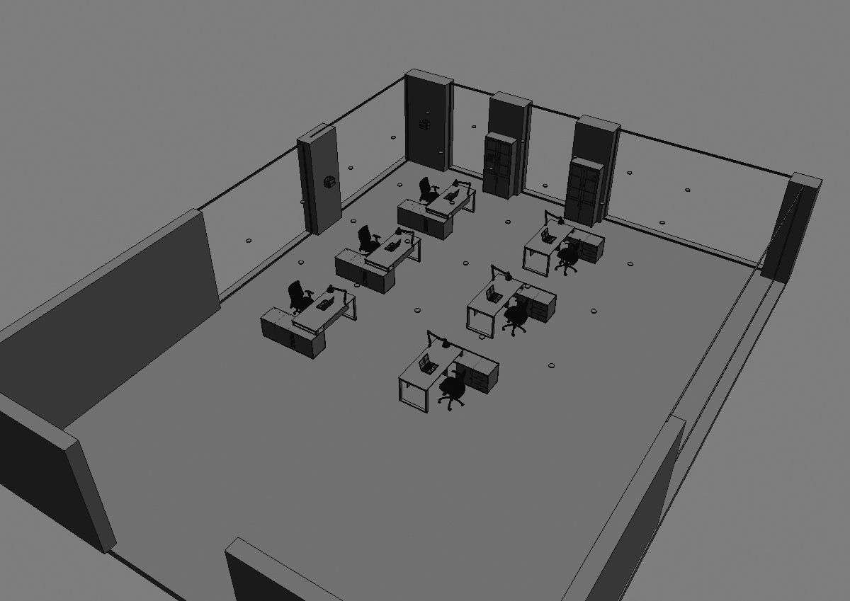 office interior ed188 b06 3D model_38