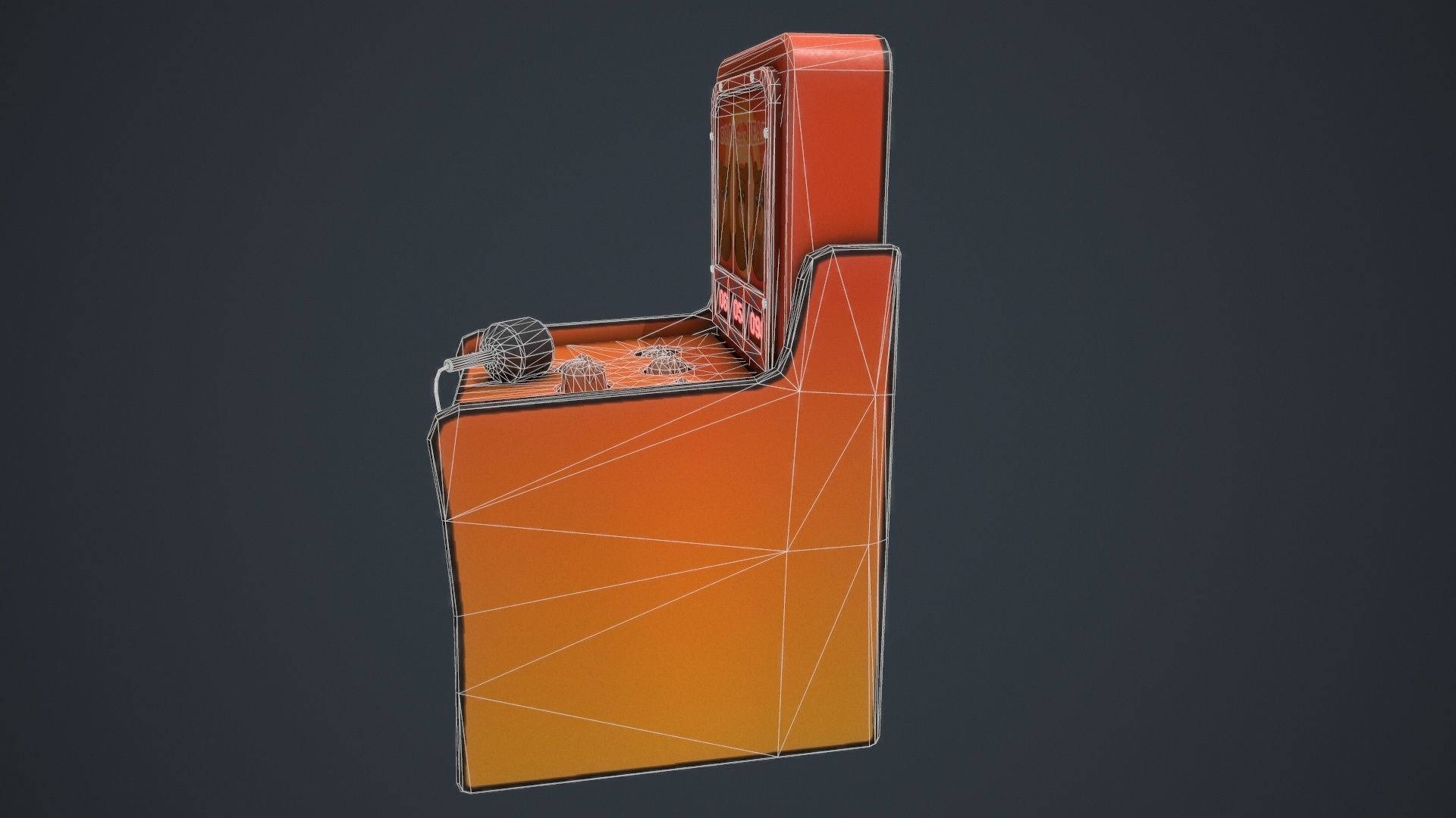 Boop-a-Bear Arcade Game Low-poly 3D model_12