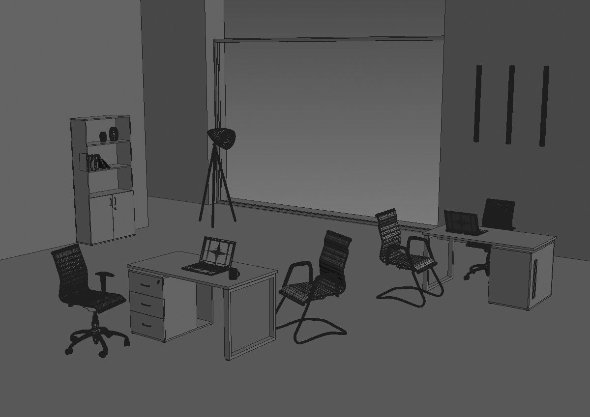 office room ed288 b06 3D model_42