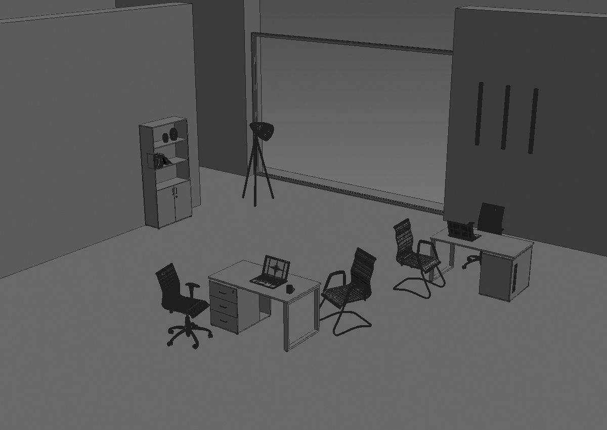 office room ed288 b06 3D model_30