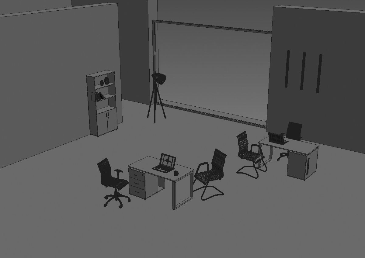 office room ed288 b06 3D model_29