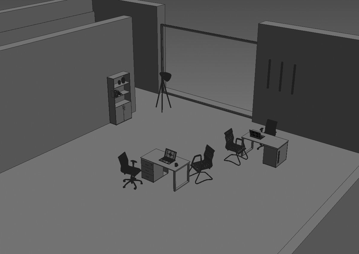 office room ed288 b06 3D model_24