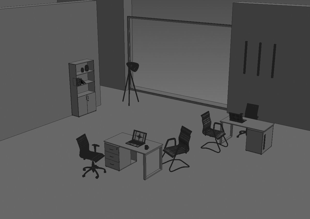 office room ed288 b06 3D model_31