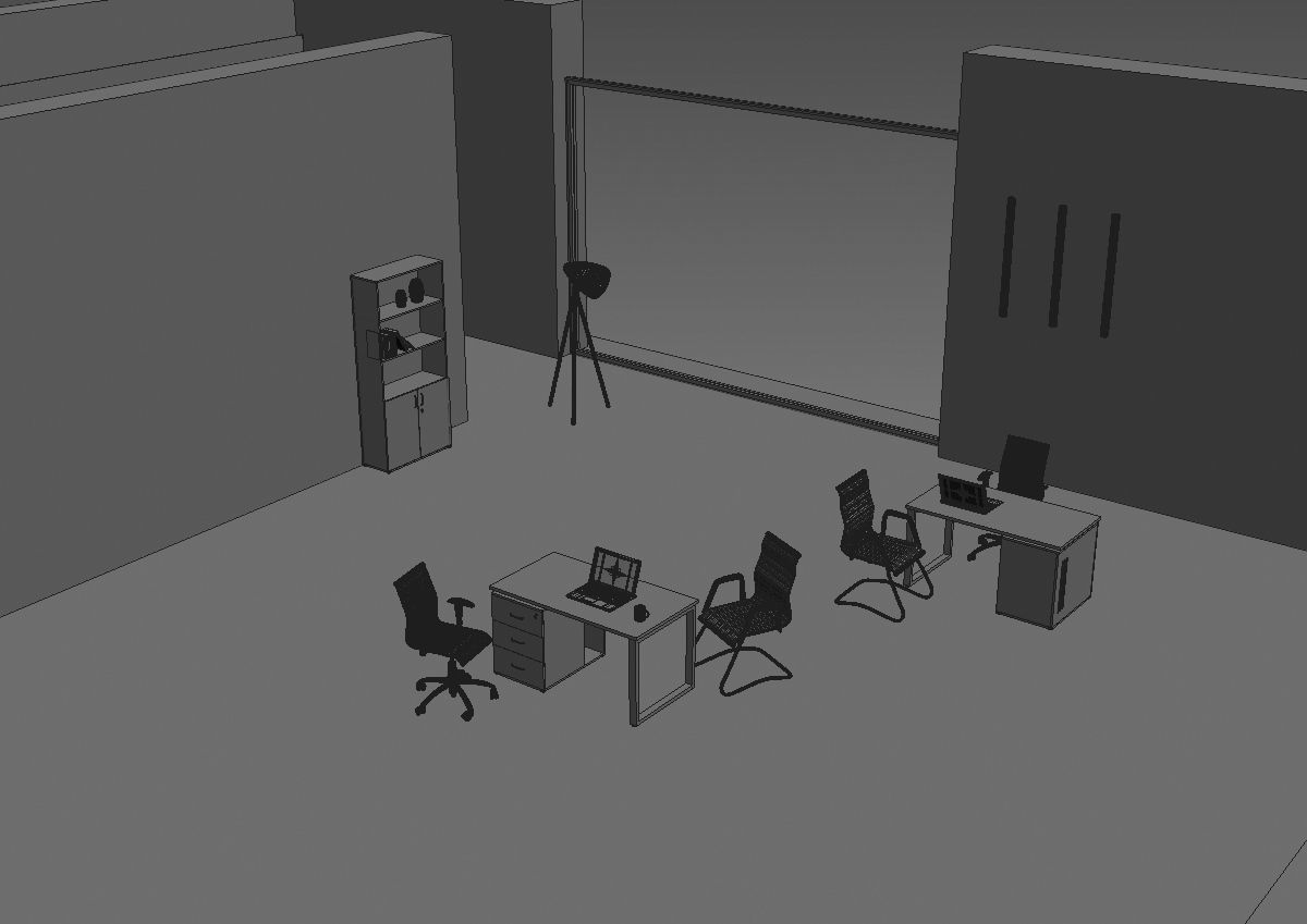 office room ed288 b06 3D model_26