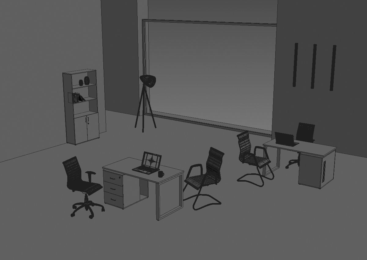 office room ed288 b06 3D model_37