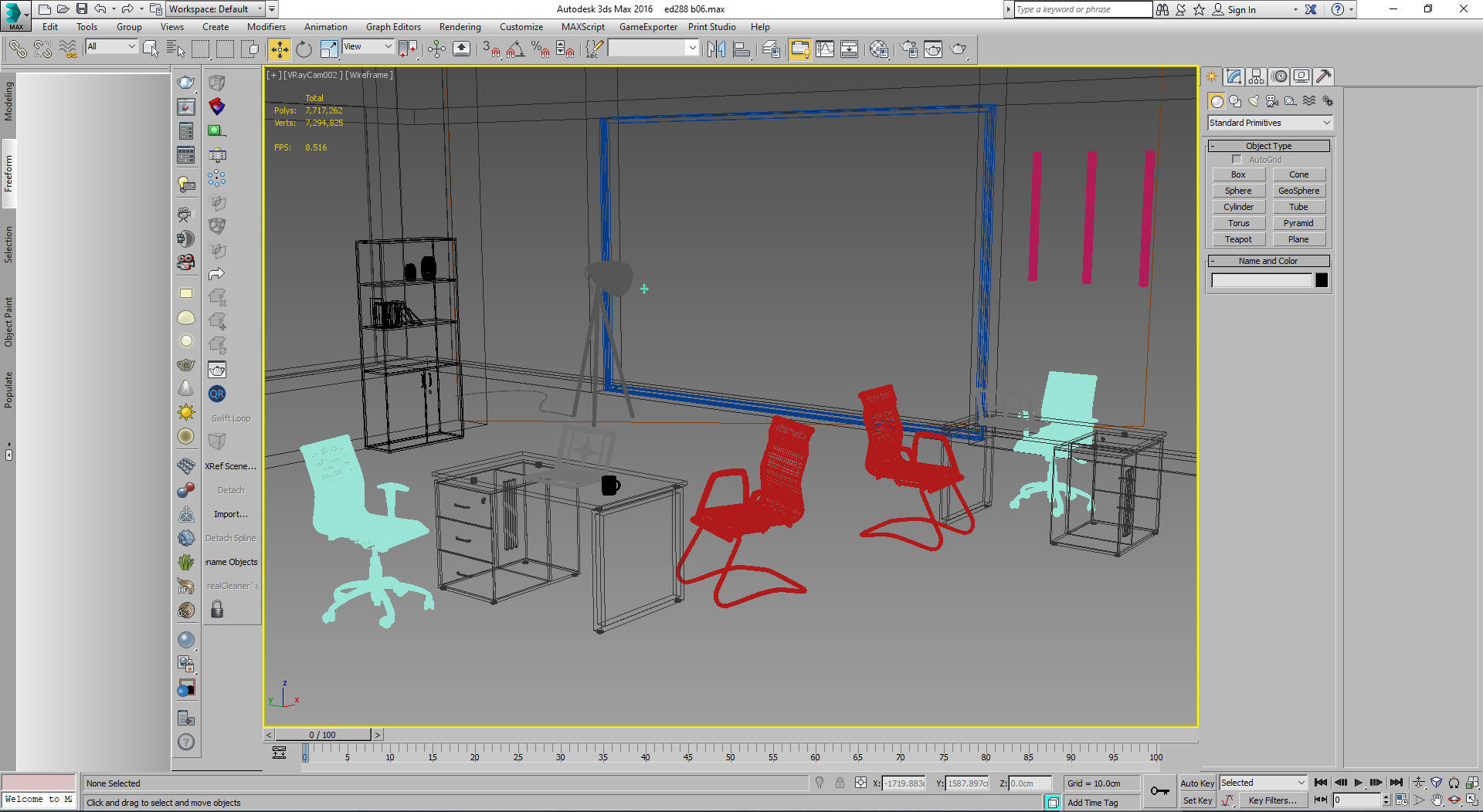 office room ed288 b06 3D model_2