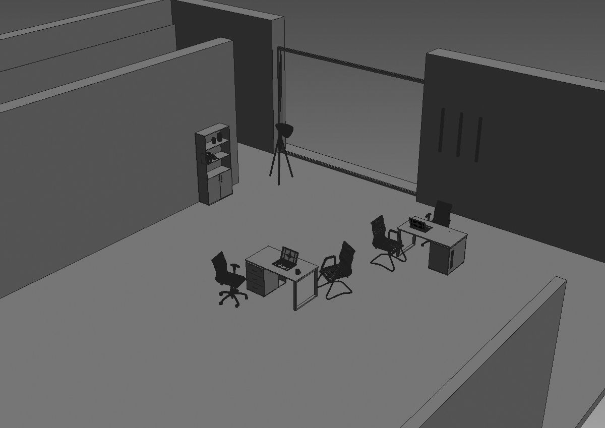 office room ed288 b06 3D model_22