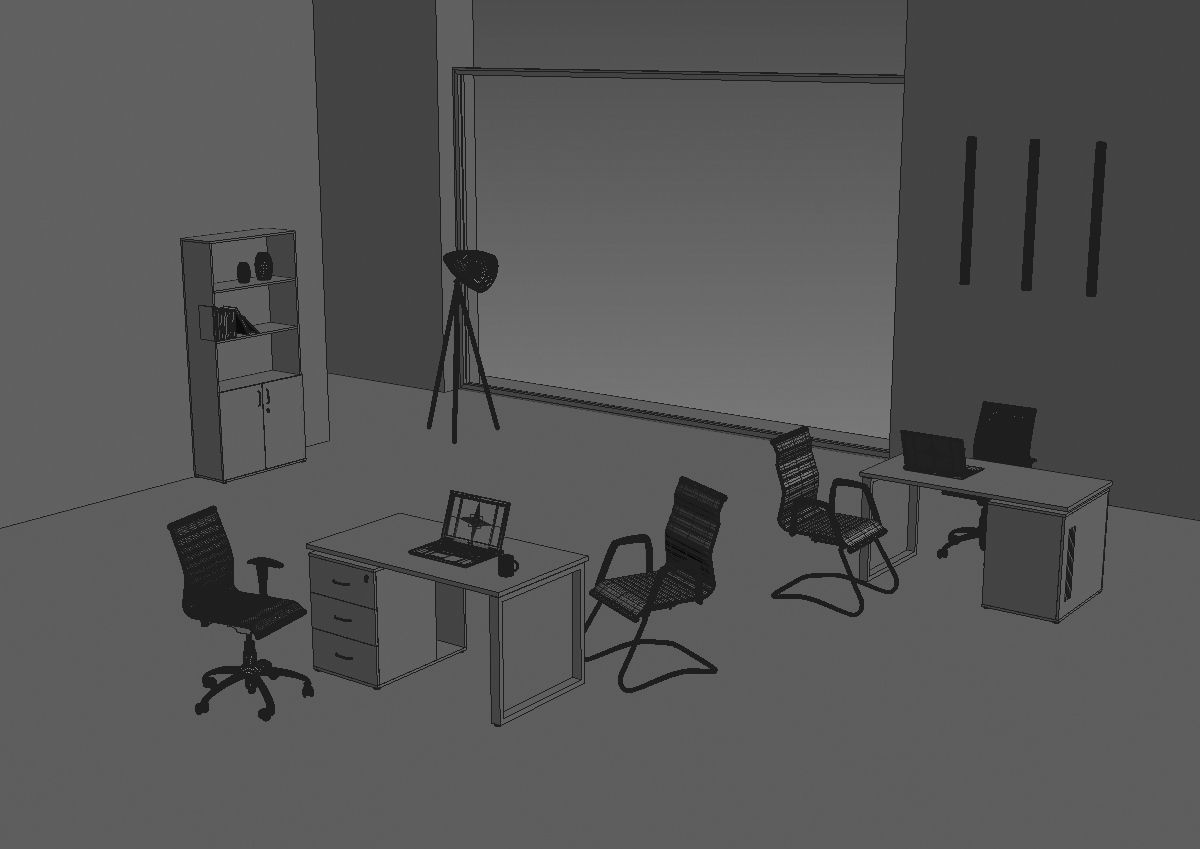 office room ed288 b06 3D model_39