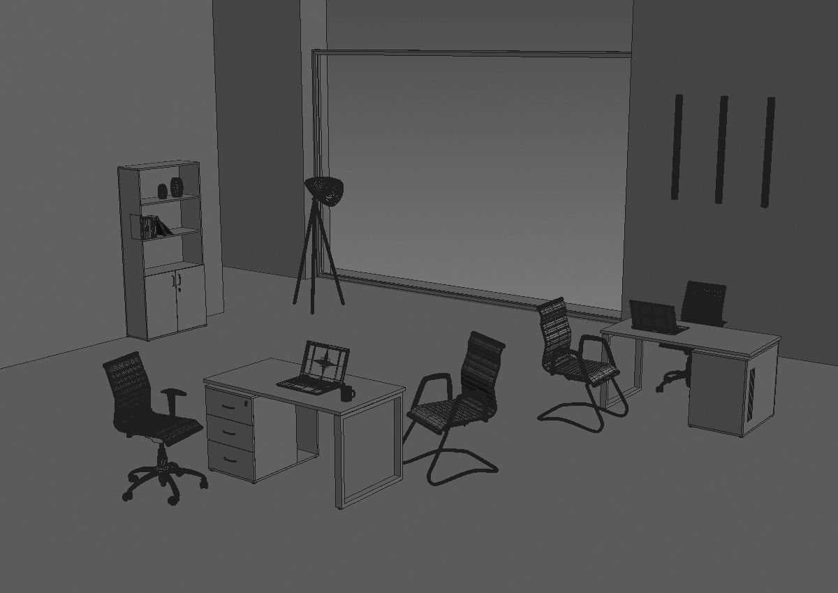 office room ed288 b06 3D model_40